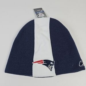 NWT Vintage New England Patriots Reebok Players Sideline Beanie Hat